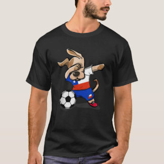 Funny Dabbing Dog Chile Soccer Jersey Chilean Foot