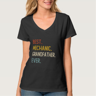 Funny Dad Mejor Abuelo Mecánico Camisetas Fa