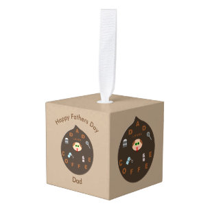 Funny Dad Monster ama el ornamento del Personaliza