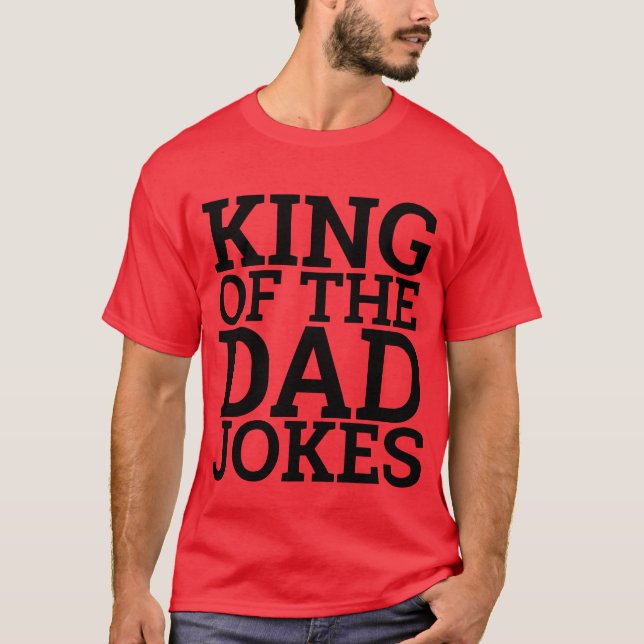 FUNNY DAD TEK REY DE LAS CAMISETAS DE LOS CHISTES  (Anverso)