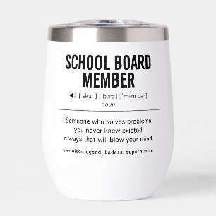 Funny de miembro del Consejo Escolar Personalizado
