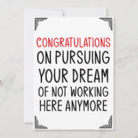Funny Dejando Tarjeta Regalo Empleados coworker