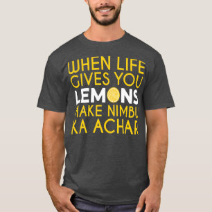 Funny Desi Camisetas Regalos Nimbu Ka Achar