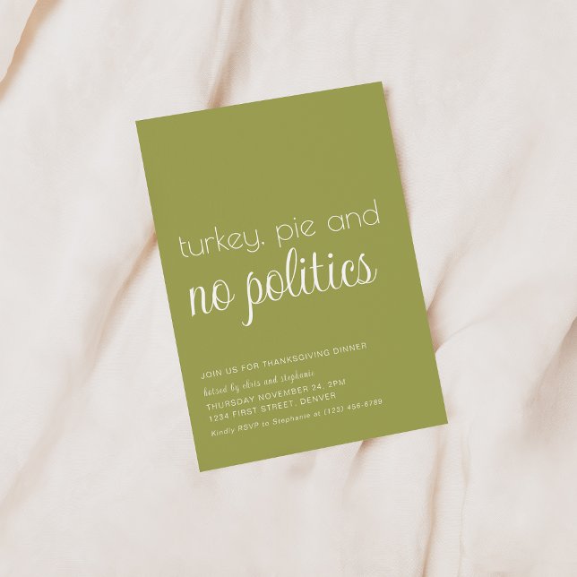 Funny Día de Acción de Gracias Invitación a fiesta (Subido por el creador)