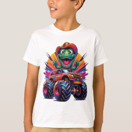 Funny Dinosaur T Rex Sobre Monstruo Camiseta