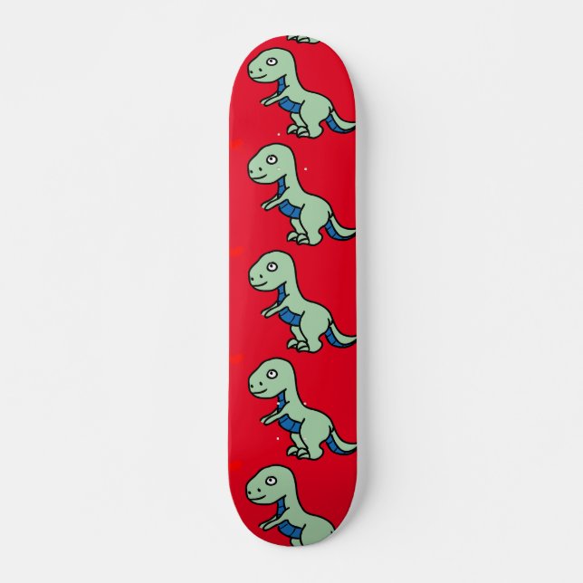 FUNNY DINOSUAR Skateboard (Anverso )