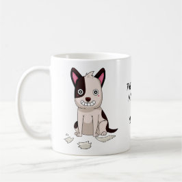 Funny Dog nombre personalizado y tazas de texto