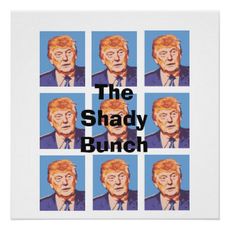 Funny Donald Trump, el turbio Poster de Bunch