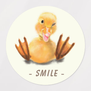 Funny Duck Pegatinas Smlie - Personalizado Textos