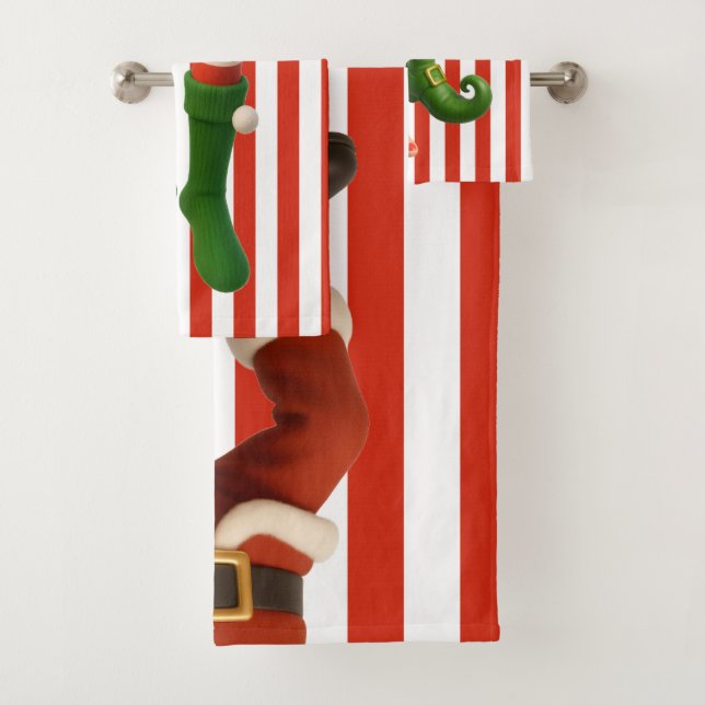 Funny Elf Legs | North Pole Mischief Christmas  (In situ)