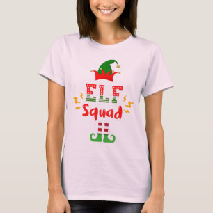 FUNNY ELF SQUAD - Camiseta DIVERTIDA POR LOS NAVID