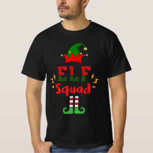 FUNNY ELF SQUAD - Camiseta DIVERTIDA POR LOS NAVID