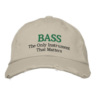 Funny Embroidered Bass Music Gorra