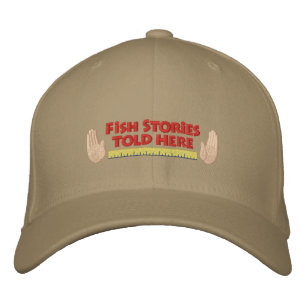 Funny Embroidered Fishing Gorra