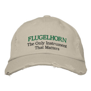 Funny Embroidered Flugelhorn Music Gorra