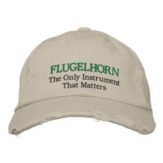 Funny Embroidered Flugelhorn Music Gorra