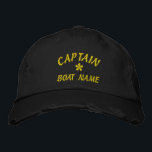 Funny Embroidered Gorra<br><div class="desc">Gorra bordada, Gorra bordado, CAPITAL bordado, NOMBRE de la embarcación bordado</div>