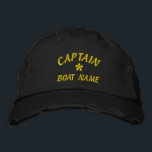 Funny Embroidered Gorra<br><div class="desc">Gorra bordada, Gorra bordado, CAPITAL bordado, NOMBRE de la embarcación bordado</div>