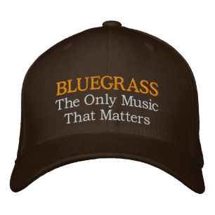 Funny Embroidery Bluegrass Gorra