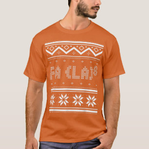 Funny Fa La 8 Navidades Math Teacher Ugly Sweater 