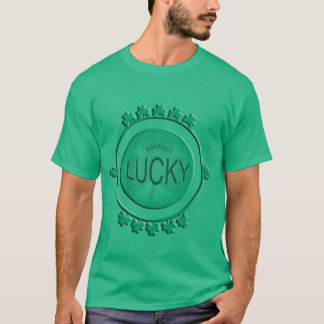 Funny Feelin' Lucky St. Patricks Day camiseta para