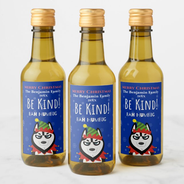 Funny Feliz Navidad Feliz Navidad Personalizado (Botellas)