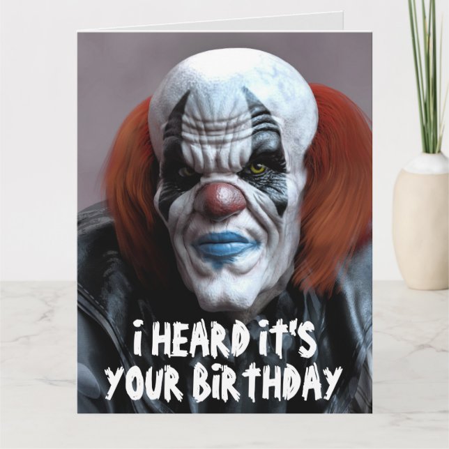 FUNNY FUNNY GRAN TARJETA DE CUMPLEAÑOS (Anverso)