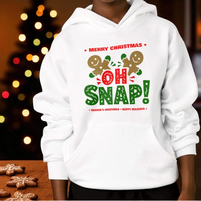 Funny Gingerbread Man Cookie Navidades (Gingerbread man cookies Christmas hoodie front)
