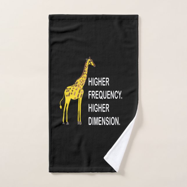 Funny Giraffe Pun (Toalla de mano)