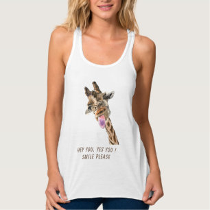 Funny Giraffe Tank Top