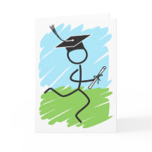 Funny Graduation Runner - Tarjeta de pista de trav
