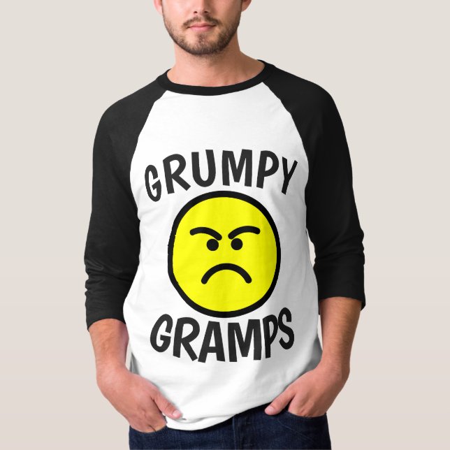 FUNNY GRANDPA Camiseta GRUMPY GRANDFATHER (Anverso)