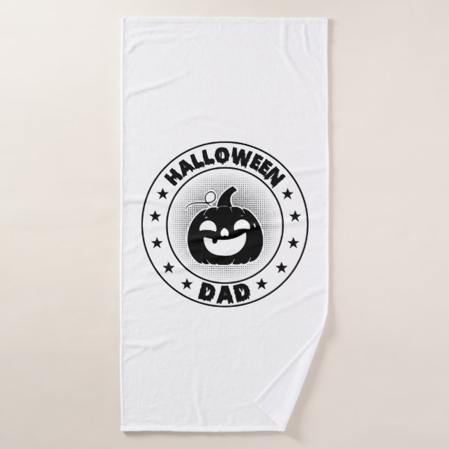 Funny Halloween Dad Halloween (Toalla de baño)