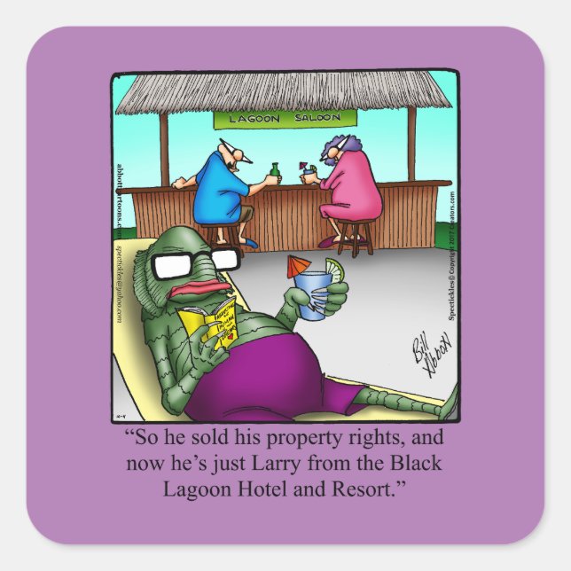 Funny Halloween Humor Pegatina (Anverso)