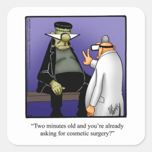 Funny Halloween Humor Pegatina