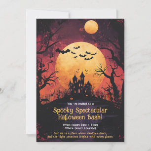 FUNNY Halloween Party Invitación