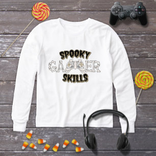 Funny Halloween Skeleton Video Game Controller
