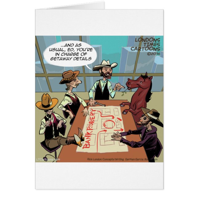 Funny Horse Bank Robber (Frente)