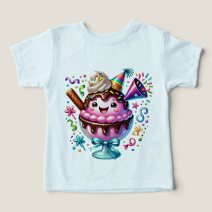 Funny Icecream Bella+Canvas Toddler Tri-mix