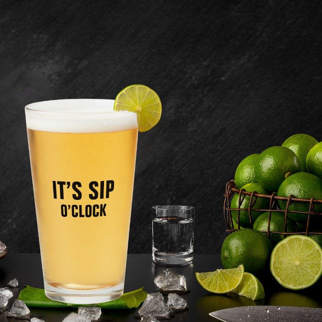 Funny It’s Sip O’Clock Minimalist Dad Birthday (Subido por el creador)