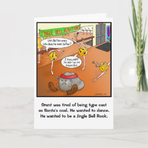 Funny Jingle Bell Rock Navidad Card