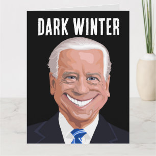 FUNNY JOE BIDEN TARJETAS DE CUMPLEAÑOS DE INVIERNO