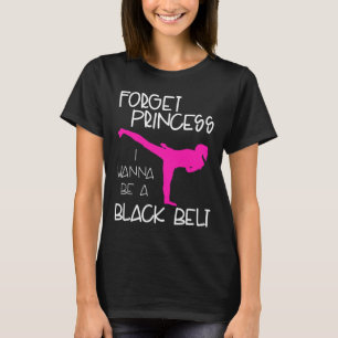 Funny Karate Chica de la camiseta Black Belt Marti
