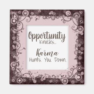 Funny Karma te persigue por el imán