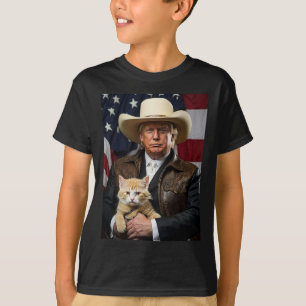 Funny la bandera estadounidense de la camiseta de