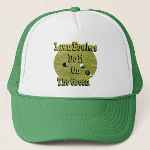 Funny Lawn Bowlers lo hace, GORRA de camioneros