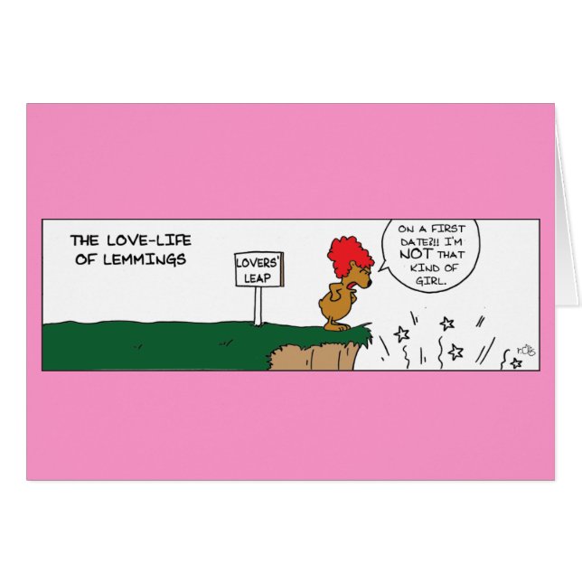 Funny Lemming Love Life (Anverso (Horizontal))