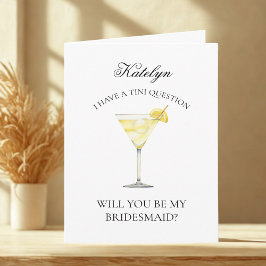 Funny Lemon Martini Serás Mi Tarjeta Para La Novia