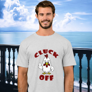 Funny Little Rooster CERRAR Camisetas