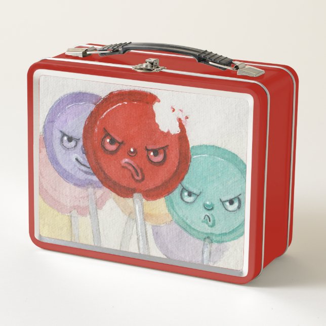 Funny Lunchbox Alimentos temática - Lollipops de f (Anverso)